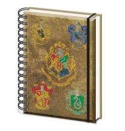 Блокнот Harry Potter – Hogwarts Crest & Four Houses