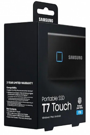   Samsung SSD T7 Touch 1TB USB Type-C ()