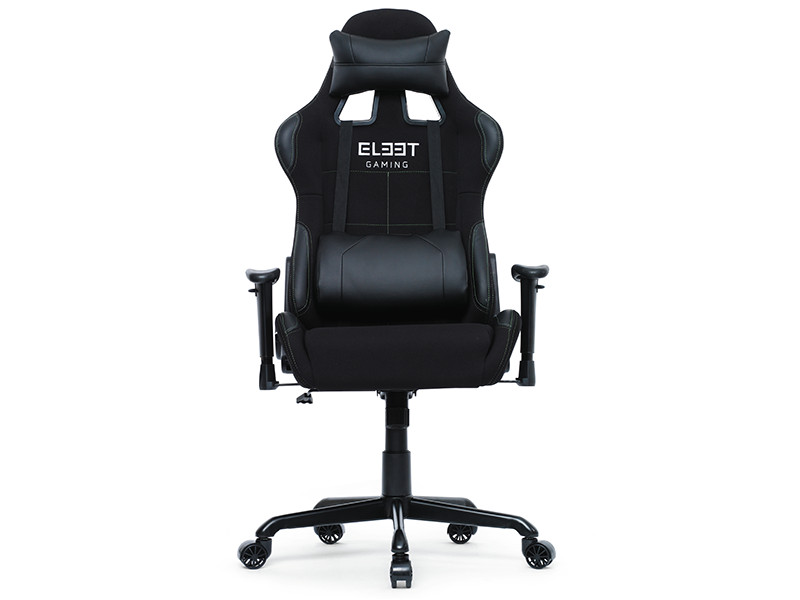 Геймерское кресло EL33T Elite V2 Fabric&PU (Black/green stitching)