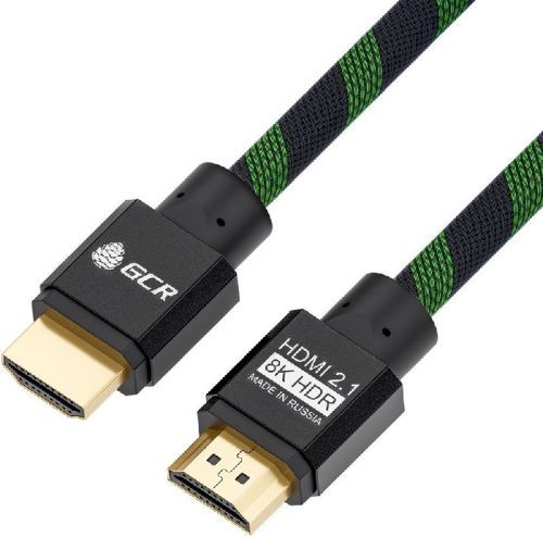 Кабель GCR HDMI 2.1 8K 60Hz 4K 144Hz 48 Гбит/с 0, 5 м ферритовые фильтры (GCR-51871)