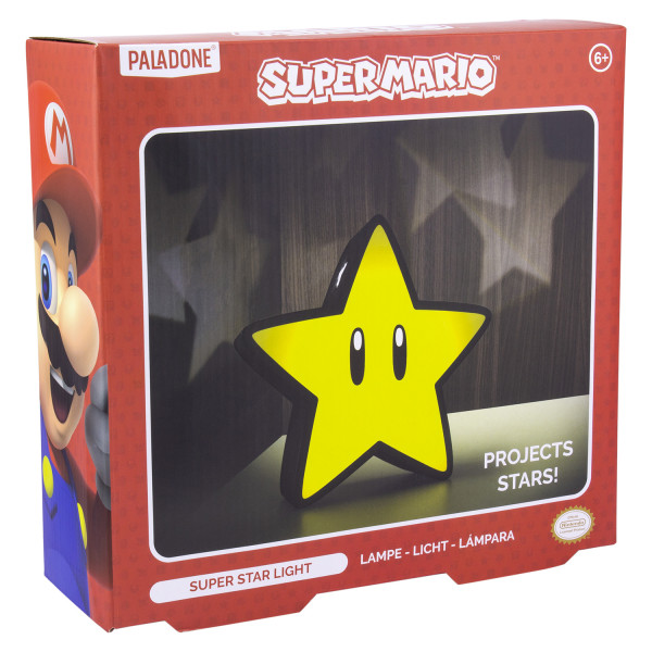 Светильник Super Mario – Super Star с проекцией