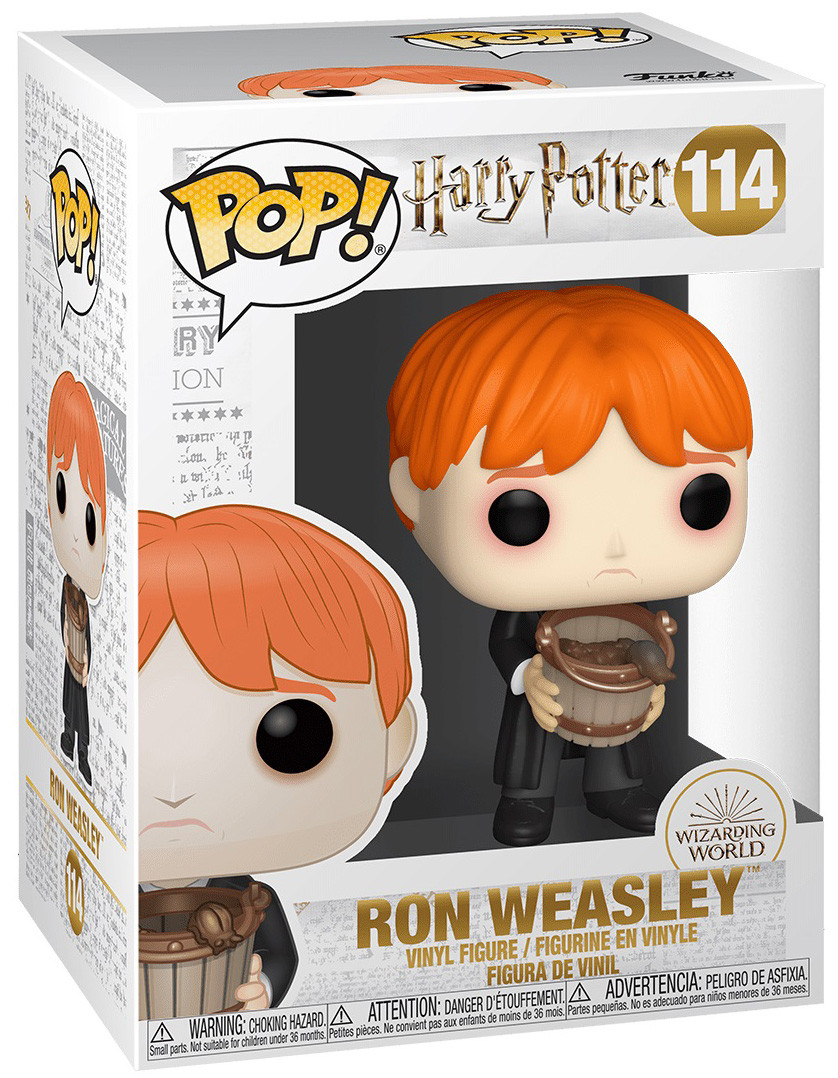 Funko POP: Harry Potter  Ron Weasley Puking Slugs With Bucket (9,5 )