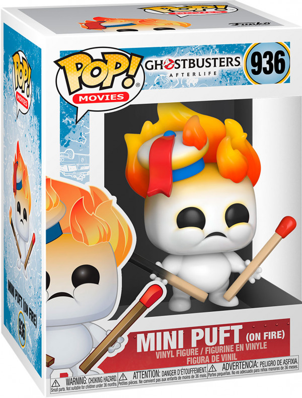 Фигурка Funko POP Movies: Ghostbusters Afterlife – Mini Puft On Fire (9,5 см)