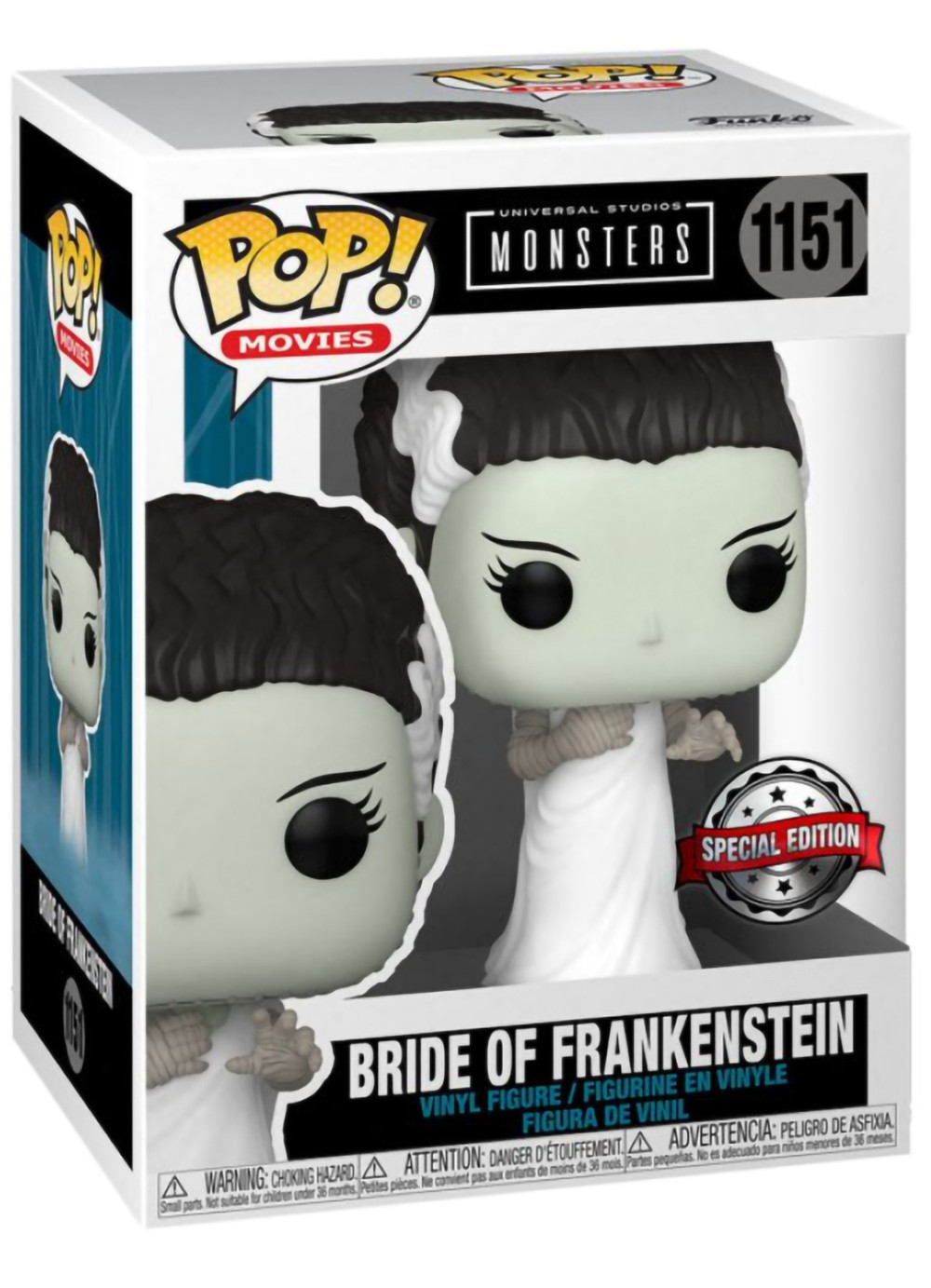  Funko POP Movies: Universal Monsters  Bride Of Frankenstein Exclusive (9, 5 )