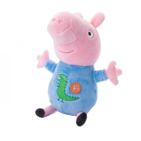 Мягкая игрушка Peppa Pig: Джордж со звуком (25 см)