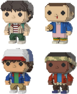  Funko POP 8-Bit: Stranger Things  Eleven With Eggos/Mike/Dustin/Lucas Exclusive (4-Pack)