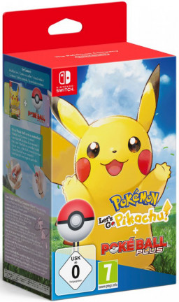 Poke Ball Plus + Pokemon: Let's Go, Pikachu!  Nintendo Switch