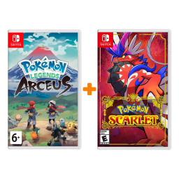 Pokemon Scarlet [Switch] + Pokemon Legends: Arceus [Nintendo Switch]  