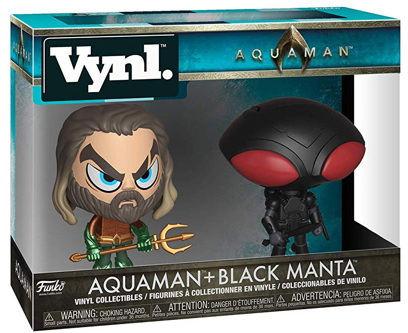  Funko Vynl: Aquaman  Aquaman + Black Manta (2-Pack)