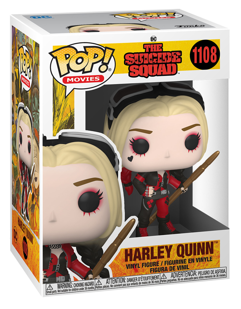  Funko POP Movies: Suicide Squad  Harley Quinn Bodysuit (9,5 )