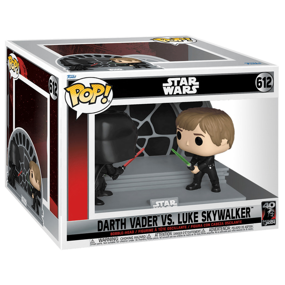 ������� Funko POP Return: Star Wars Of The Jedi 40th � Darth Vader VS Luke Skywalker Bobble-Head (9,5 ��)