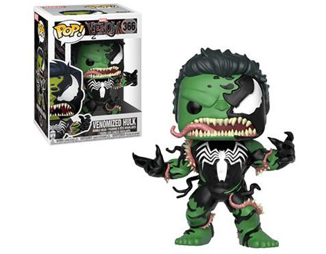  Funko POP Marvel: Venom  Venomized Hulk Bobble-Head (9,5 )