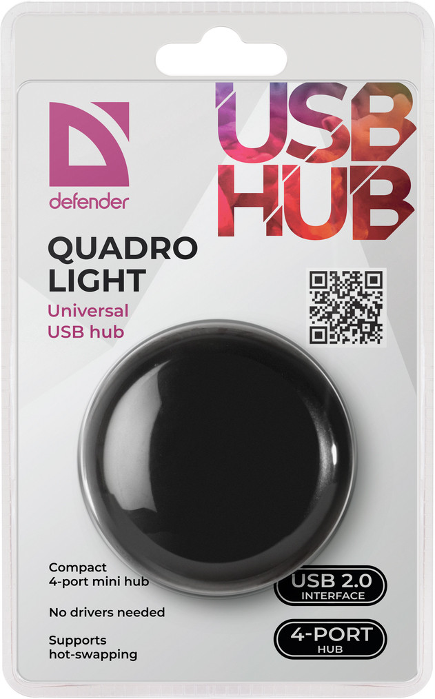  USB  Defender Quadro Light USB 2.0, 4 