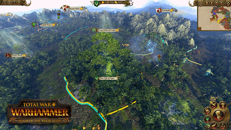 Total War: Warhammer.    (Realm of The Wood Elves).  [PC,  ]