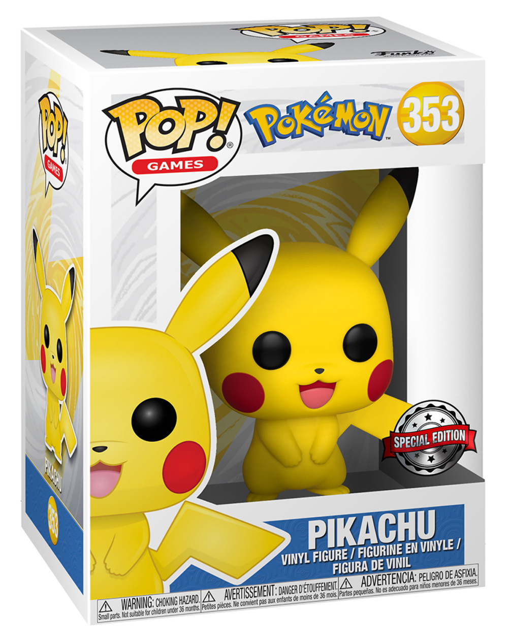 Фигурка Funko POP Games: Pokemon – Pikachu Exclusive (9,5 см)