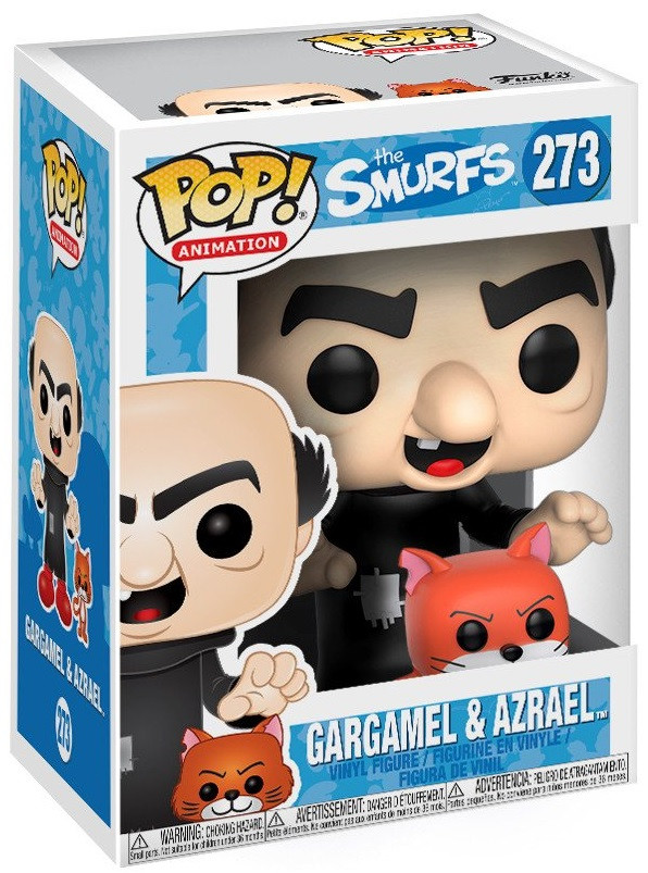  Funko POP Animation: The Smurfs  Gargamel & Azrael (9,5 )