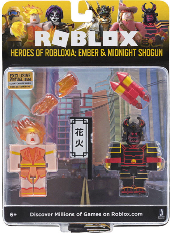   Roblox: Heroes Of Robloxia Ember & Midnight Shogun  Celebrity Collection