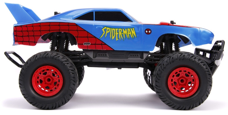 Машина на радиоуправлении Hollywood Rides Marvel Spider-Man – Spider-Man Daytona Ford Raptor Chassis (масштаб 1:12)