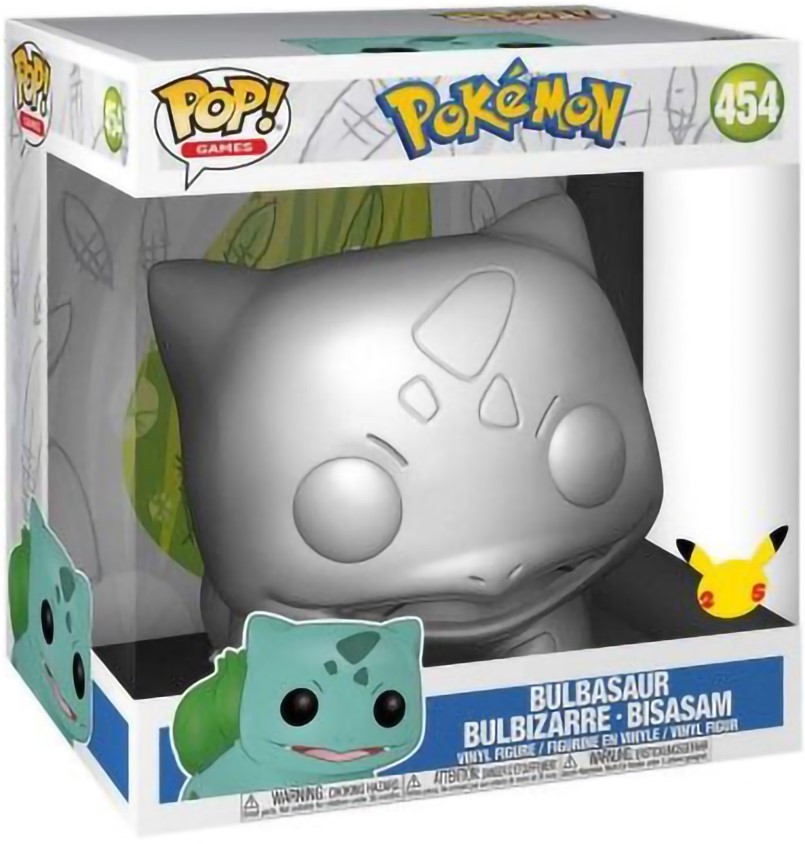  Funko POP Games: Pokemon  Bulbasaur Metallic (25 )