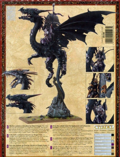   Warhammer 40,000. Dark Elf Dreadlord on Black Dragon