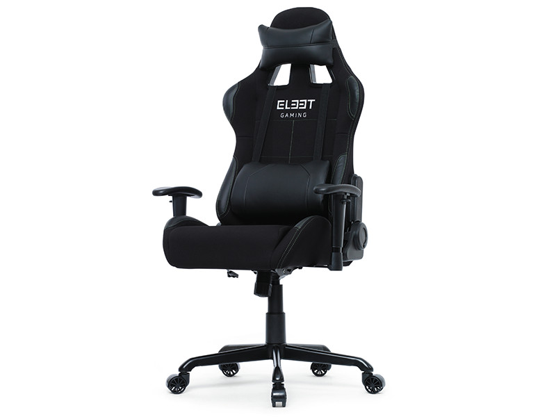   EL33T Elite V2 Fabric&PU (Black/green stitching)