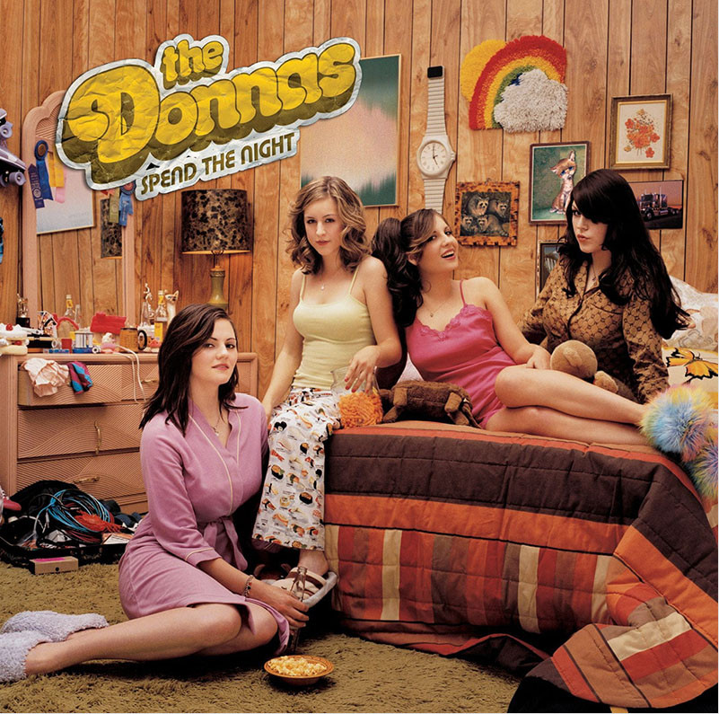 THE DONNAS  Spend The Night  Coloured Vinyl  2LP + ����� ��� ������� LP � ����������� 250�� �����