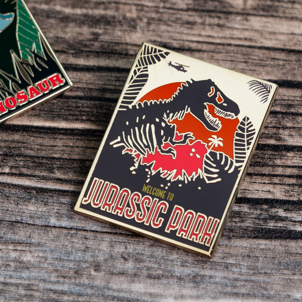 Набор значков Jurassic Park 1.2 Pin Kings 2-Pack