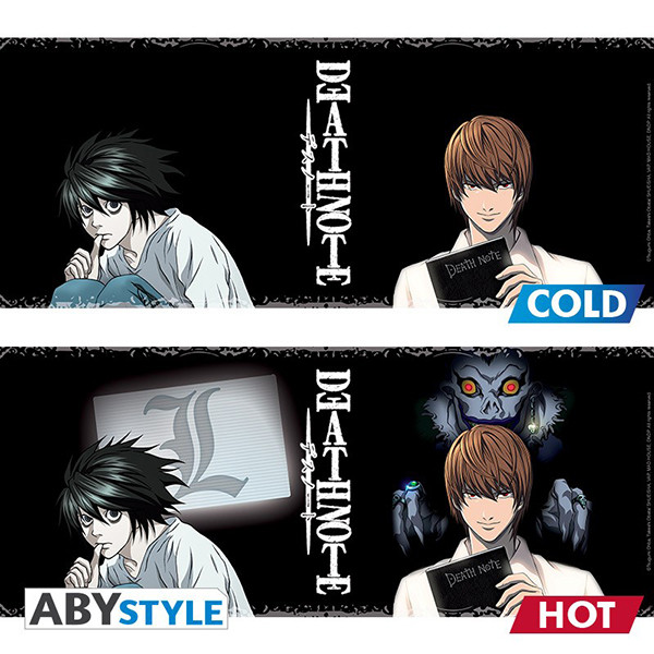 Кружка Death Note: Kira & L Heat Change