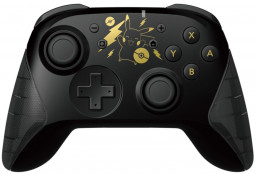  Hori: Wireless Horipad  Pikachu Black & Gold   Nintendo Switch (NSW-293U)