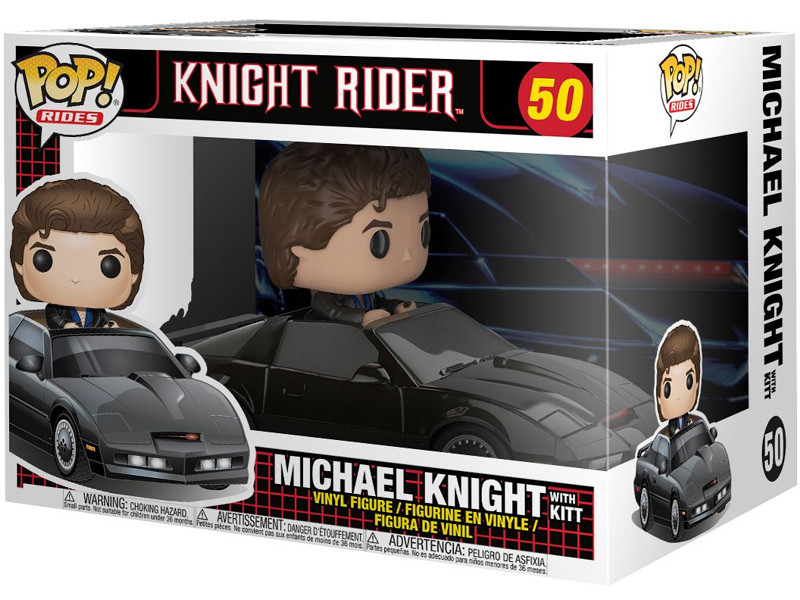 Фигурка Funko POP: Knight Rider – Michael Knight + Kitt (9,5 см)