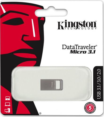 USB-накопитель Kingston 128Gb Micro C3 USB 3.1