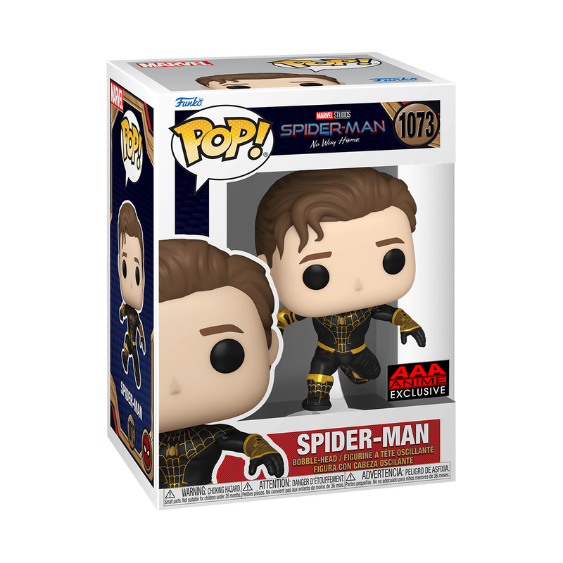 Фигурка Funko POP Marvel: Spider-Man No Way Home – Spider-Man Black Suit With Chase Exclusive Bobble-Head (9,5 см)