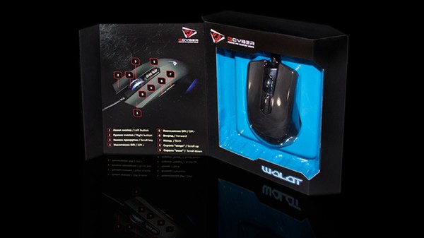 Vышь Qcyber Wolot проводная лазерная игровая для PC