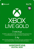   Xbox Live Gold 3  [Xbox,  ]