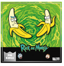 Набор значков Rick And Morty 1.3 Банан Pin Kings 2-Pack