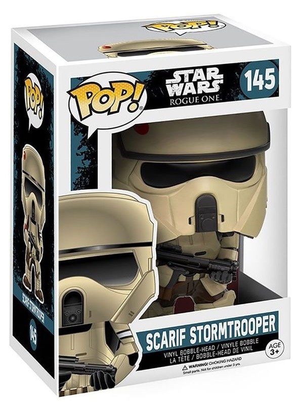 Фигурка Funko POP: Star Wars Rogue One – Scarif Stormtrooper Bobble-Head (9,5 см)