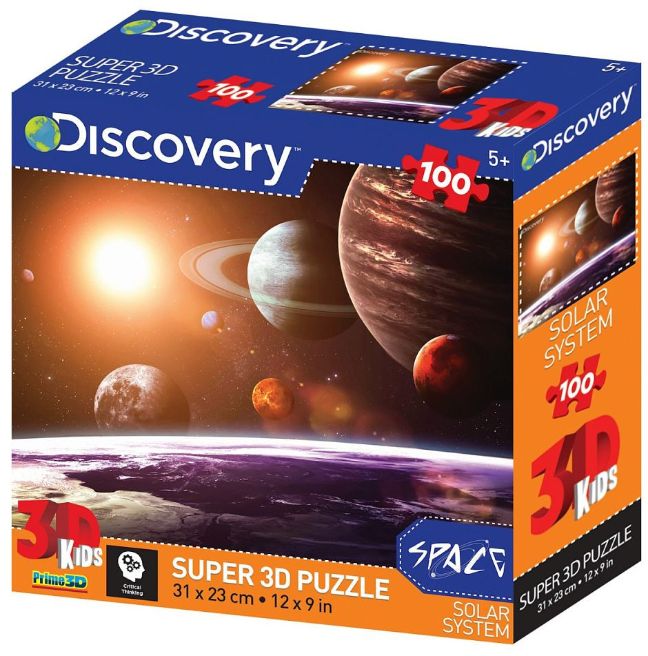 Super 3D Puzzle: � ������� � Solar System (100 ���������)