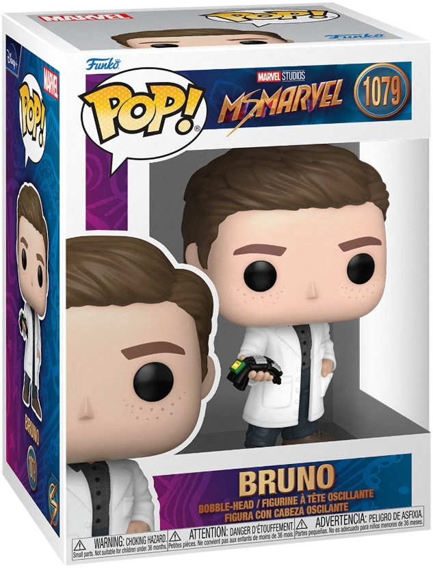 ������� Funko POP Marvel: Ms. Marvel � Bruno Bobble-Head (9,5 ��)