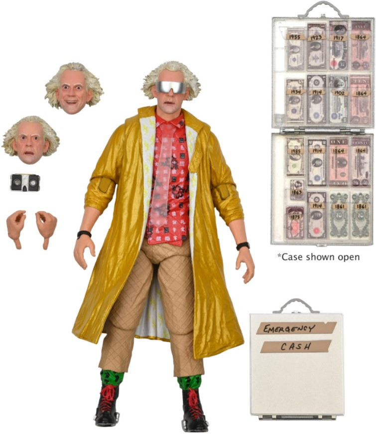  Ultimate: Back To The Future  Doc Brown 2015 Scale Action Figure (18 )