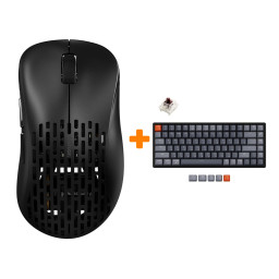 ����� ���� Pulsar Xlite Wireless V2 Competition Mini Black + ���������� Keychron K2, RGB  Hot-Swap, Gateron Brown Switch