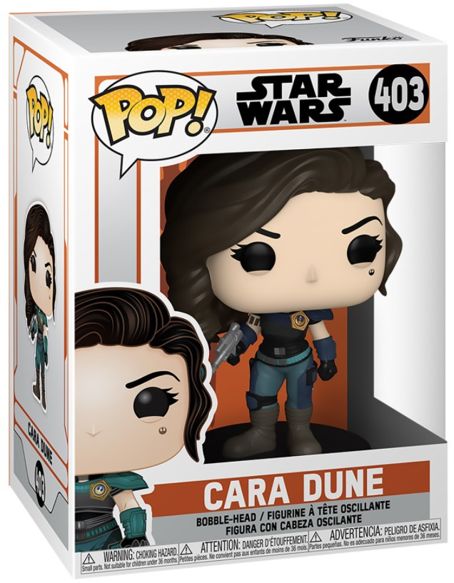  Funko POP: Star Wars The Mandalorian  Cara Dune Bobble-Head (9,5 )