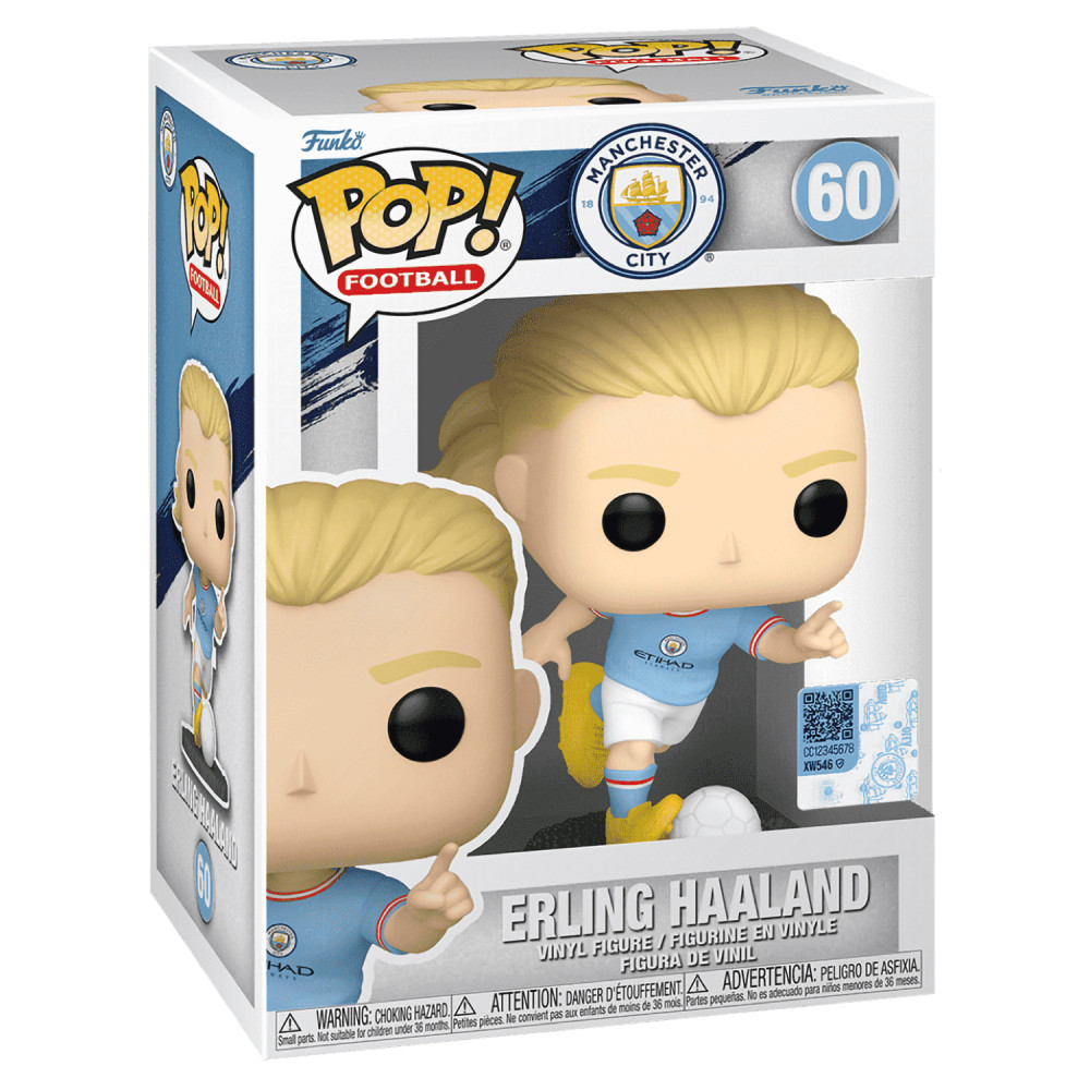Фигурка Funko POP Football: Manchester City – Erling Haaland (9,5 см)