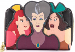 ������ Loungefly Disney Villains Scene: Evil Stepmother And Step Sisters Zip Around
