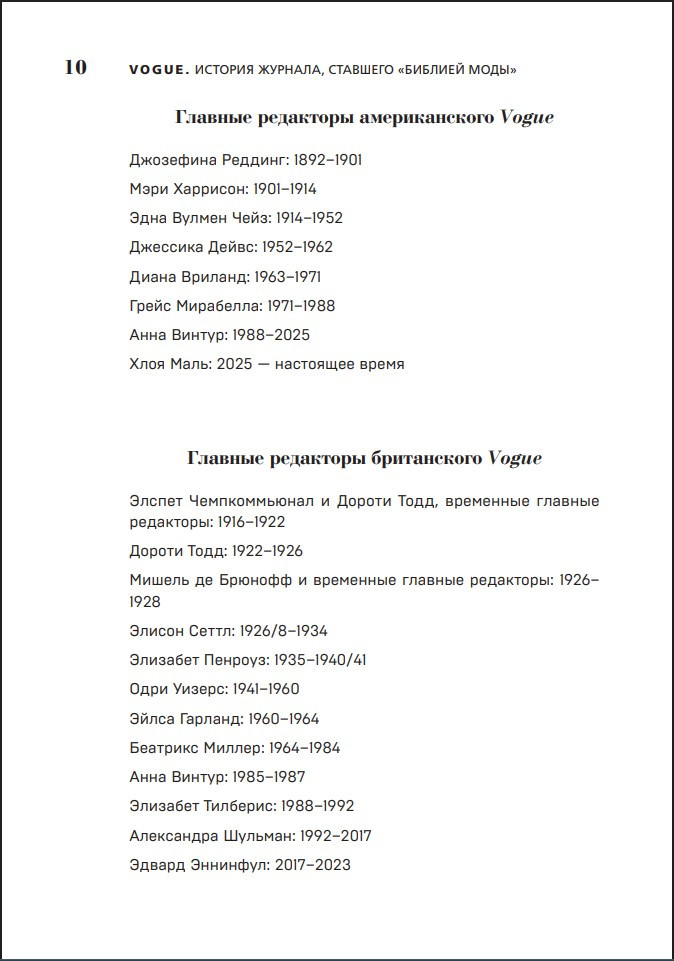 VOGUE: ������� �������, �������� �������� �����