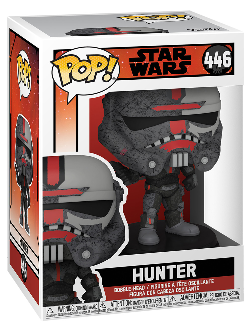  Funko POP: Star Wars Bad Batch  Hunter Bobble-Head (9,5 )