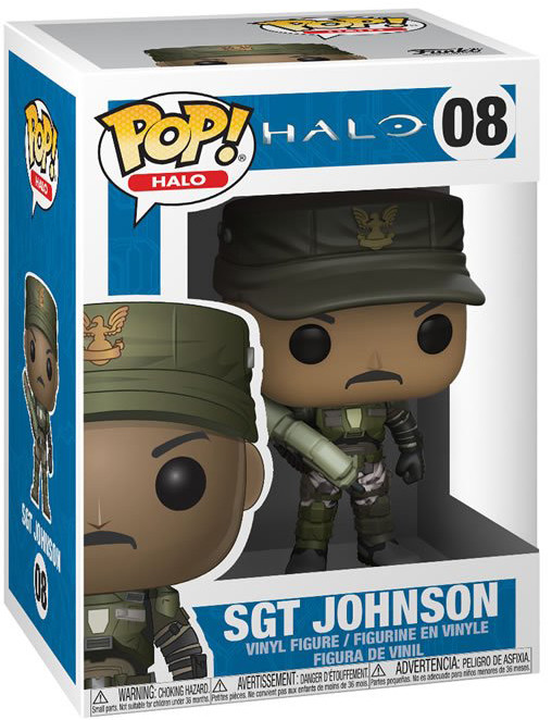 Фигурка Funko POP: Halo – Sgt Johnson (9,5 см)
