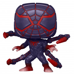  Funko POP: Marvel Spider-Man Gamerverse  Miles Morales Programmable Matter Suit Glows In The Dark Bobble-Head (9,5 )