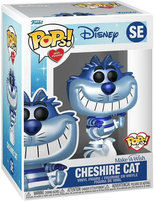 Фигурка Funko POP With Purpose Disney: Make-A-Wish – Cheshire Cat Metallic (9,5 см)