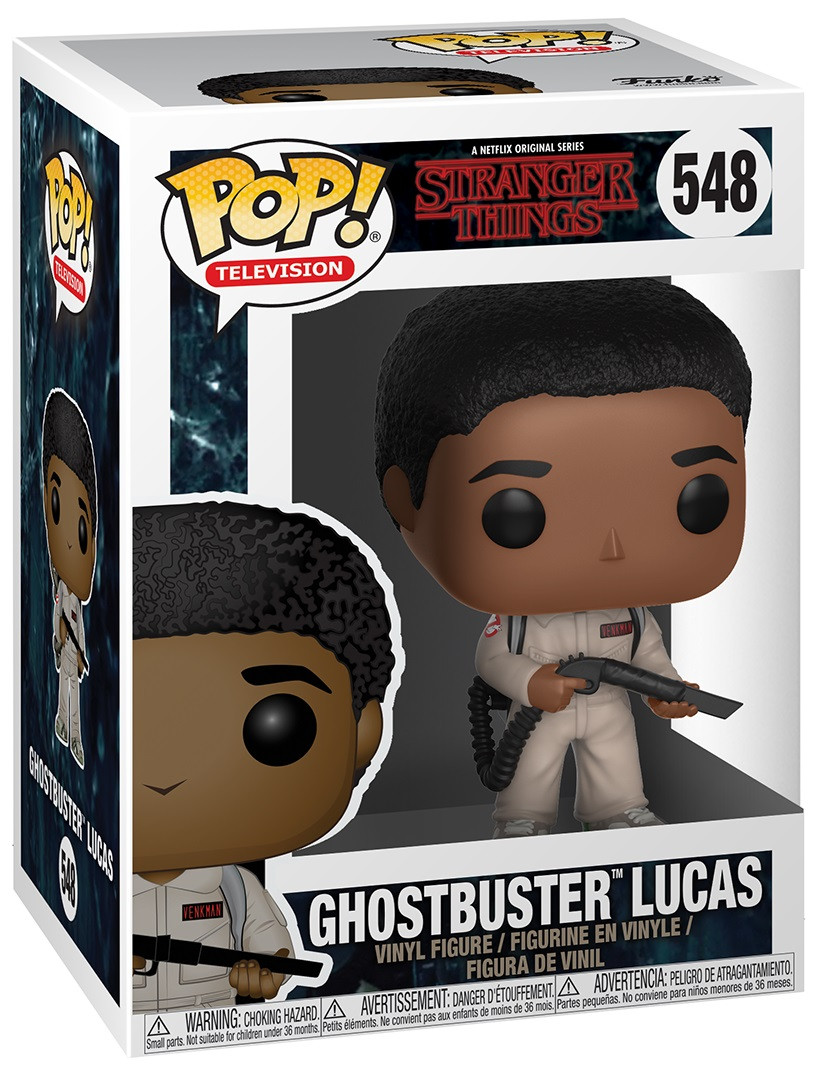 Фигурка Funko POP Television: Stranger Things – Ghostbuster Lucas (9,5 см)