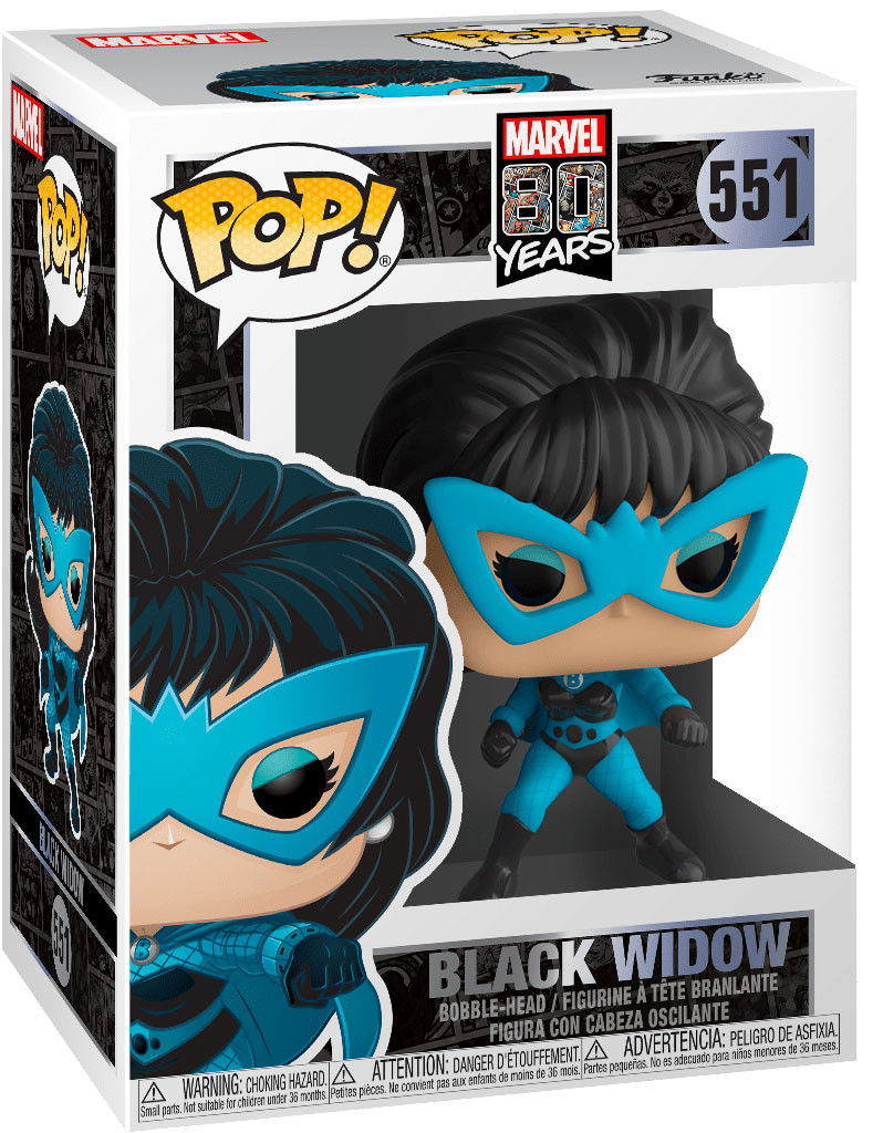  Funko POP: Marvel 80 Years  Black Widow First Appearance Bobble-Head (9,5 )